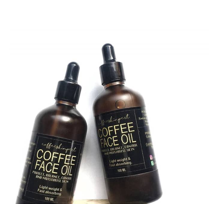 Coffee oil from coffee skinpert